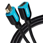 Maplin HDMI Extension Cable 1.5m, 4K 30Hz Male to Female Adapter, Ultra HD HighSpeed, ARC/HDR/3D, Ethernet, Compatible with TV, Monitor, PS4/5, Xbox, Projector, Soundbar, Sky Box, PC, Laptop, Apple TV