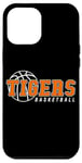 Coque pour iPhone 13 Pro Max Tigers Basketball Team – Idée cadeau sport mascotte tigre