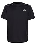 adidas Garçon B D4s Tee T Shirt, Black/White, 7-8 ans EU