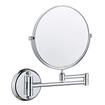 HGXC Makeup Mirror Wall Mount, Vanity Magnifying Mirror, 29Cm Extension Bathroom Mirror, Shaving In Bedroom Or Bathroom