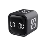 LED Display Productivity Cube Timer Gravity Sensor Flipping Preset Time Dual Mod