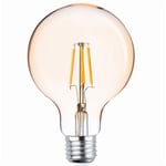 Forever LED-lampa E27 G95 4W 2200K 400lm Guld