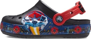 Crocs Mixte Enfant FL Darth Vader Lights Clog T Sabot, Noir, 27/28 EU