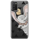 ERT GROUP mobile phone case for Samsung A02S original and officially Licensed Disney pattern Dumbo 001 optimally adapted to the shape of the mobile phone, partially transparent