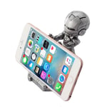 Support Universel Pour Smartphone Look Iron Man Gris