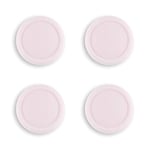 eXtremeRate PlayVital Switch Joystick Caps, Switch Lite Thumbstick Caps, Silicone Analog Cover Thumb Grip Rocker Caps for Nintendo Switch Joy-Con Controller & Switch Lite, 4 Pcs Cherry Blossoms Pink
