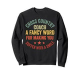 Cross Country Coach Appreciation Running Coach Men Women Sweatshirt