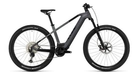 Vtt electrique semi rigide cube reaction hybrid slt 750 shimano xt 12v 750 wh 27 5   gris prizm silver 2023