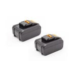 vhbw 2x Li-Ion batterie 4000mAh (16V) pour outil électrique outil Powertools Tools Worx WX152, WX152.1, WX152.2, WX152.3, WX156