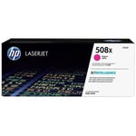 HP 508X högkapacitet magenta originaltonerkassett för Color LaserJet Enterprise M552/M553/M577