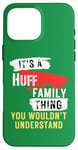 Coque pour iPhone 16 Pro Max It's A Huff Family Thing Funny Men's and Women's