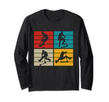 Stunt Scooter Retro Vintage Scooter Boys Kids Long Sleeve T-Shirt