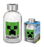 MINECRAFT  glassflaske i gaveeske, 620ml, "unge voksne"