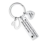 MADHAHEFU Thank You Gifts Retirement Farewell Appreciation Gifts Keychain Initial Gift For Coworker Leaving Gifts For Boss Employee With A Letter Pendant (U)