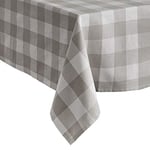 Elrene Home Fashions Farmhouse Living Nappe à Carreaux Buffalo Gris/Blanc 152,4 x 259,1 cm