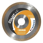 Diam Industries - Disque diamant standard 125x22,23mm pour carrelage CR60125 - Noir