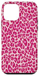 iPhone 12 mini Pink Leopard Cheetah Print Phone Case Animal For Women Cute Case