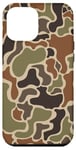 Coque pour iPhone 15 Plus Camouflage vert forêt marron canard camouflage chasse