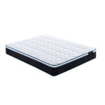 Vente-unique.com Matelas 140 x 190 cm ressorts ensachés et mémoire de forme rafraichissante ép.23cm - TORANO de YSMÉE