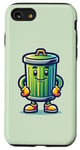 iPhone SE (2020) / 7 / 8 Garbage Trash Can Cartoon Character Design Case