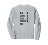 Barista Coffee Espresso Cappuccino Coffee Machine Sweatshirt