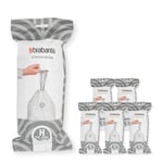 Brabantia Pack of 120 50-60L PerfectFit Code H Bin Bags