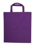 Nightingale Totebag 150 g med korte håndtak Lilla