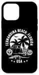 Coque pour iPhone 12 mini Fernandina Beach, Floride, coucher de soleil, Hotrod Design