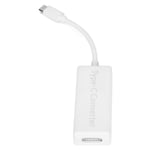 Adaptateur pour convertisseur MagSafe 2/1 vers TypeC pour MacBook Switch Consoles de jeux Téléphones portables Ordinateurs portables (blanc)