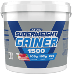 ATLAS SUPER WEIGHT MASS SIZE GAINER GAIN 5KG STRAWBERRY FLAVOUR 1500 CALORIES