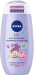NIVEA KIDS 3-in-1 Shower Gel Shampoo amp Conditioner (250 ml) Care and Cleaning 