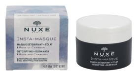 Nuxe Unisex Insta-Masque Detoxifying + Glow Mask Rose And Charcoal 50ml - One Size