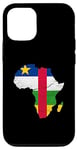 Coque pour iPhone 12/12 Pro Drapeau de la République centrafricaine centrale