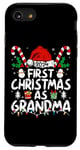 iPhone SE (2020) / 7 / 8 First Christmas As Grandma 2024 Family Matching New Grandma Case