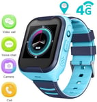 1,4 étanche IP67 4G Kids Smart Watch Support Bluetooth Connect Blue AC2183