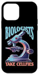 Coque pour iPhone 12 mini Biologists Take Cellfies Humour de laboratoire scientifique