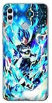 Cover for iPhone XR Manga Dragon Ball Vegeta Design Blue