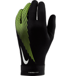 Nike Nike Academy Therma-fit Soccer Glov Jalkapallovaatteet BLACK/BLACK/VOLT