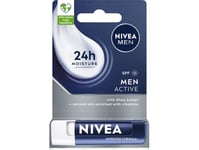 Nivea Nivea Men Läppstift Med Sheasmör Spf 15 Active 4,8 G