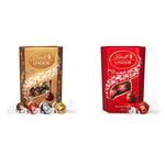 Lindt Lindor Assorted Chocolate Truffles Box - Approx. 26 Balls, 337 g - Perfect for Gifting or Sharing - Assortment of Milk, White, Extra Dark & Lindor Milk Chocolate Truffles Box - 200 g