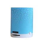 LAKD Bluetooth Speaker Portable Wireless Bluetooth Speaker Smart Led Music Stereo Glow With Tf Usb Card Slot Waterproof Outdoor Fashion Speaker Blue