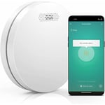 Beijiyi - Détecteur de Fumée Connecté - Batterie de 10 Ans - Alarme Incendie WiFi avec Smart Life - - 1 pièce