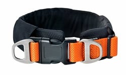 Vadderat Halsband Dogman Emmi Ställbart Orange - ORANGE, L