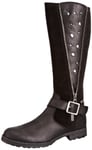 Ferdinand Richter Girls Iris 4 Black Boots 4252-222-9900 5 UK, 38 EU