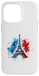 Coque pour iPhone 14 Pro Max Tour Eiffel: Icône Parisienne revisitée en Clé Street Art