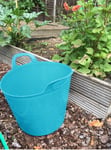 12 x 20L Small Sky Blue Flexi Tub Trug Garden Storage Container Made in Britain