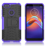 Motorola Offroad Moto E6 Play kotelot - Musta / Violetti