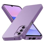 Tenphone Coque pour Samsung Galaxy A15 5g, Coque Samsung A15, Housse Etui de Protection en Silicone Souple,Cover Antichoc avec Protege de Camera,Compatible avec TPU (Violet, Samsung A15 4G / 5G)