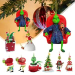 Stole Christmas Acrylic Pendant Christmas Tree Decoration 1PC Christmas Decoration 2024 How The Stole Christmas With Present