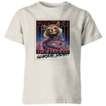 Guardians of the Galaxy Glowing Rocket Raccoon Kids' T-Shirt - Cream - 9-10 Years